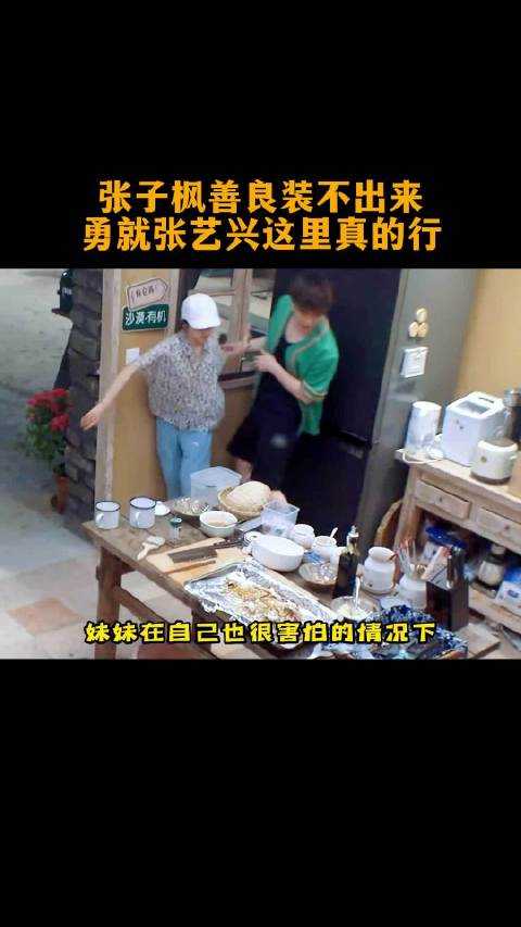 张子枫抓住张艺兴的这个动作 真的暖化啦