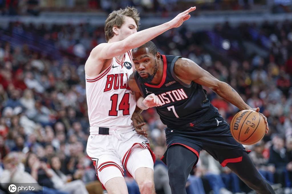 杜兰特空砍40分申京33+13+10谢泼德13分火箭不敌公牛