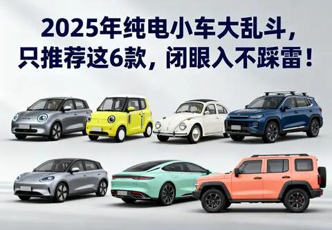 2025年纯电小车大乱斗，只推荐这6款，闭眼入不踩雷!