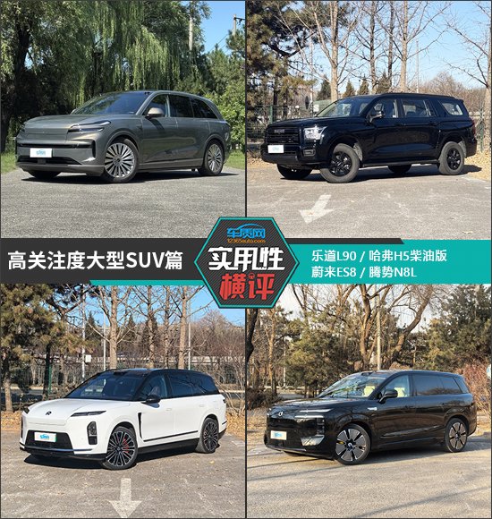 日常实用性测试横评：高关注度大型SUV篇
