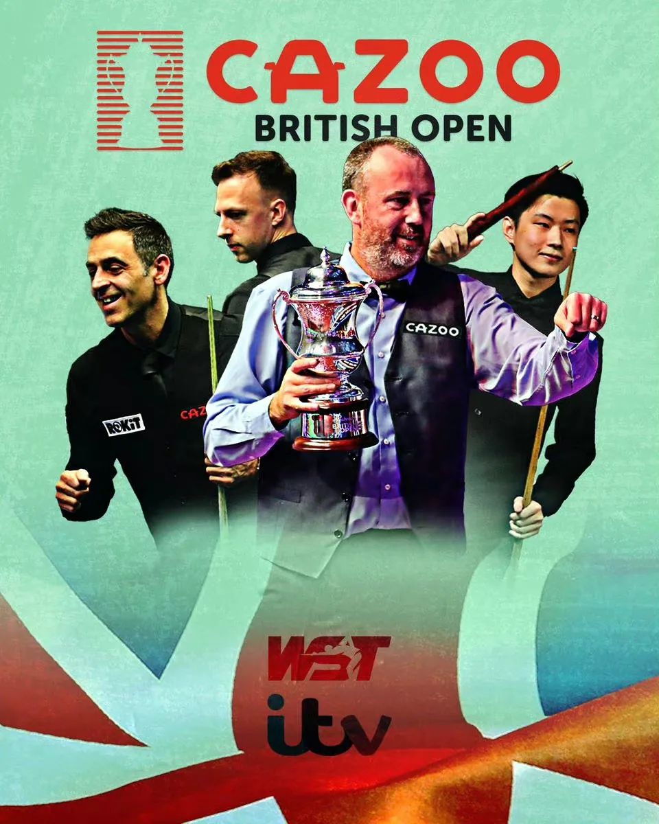 【不列颠·赛程】16位种子选手首日集体登场，丁俊晖出战时间待定！