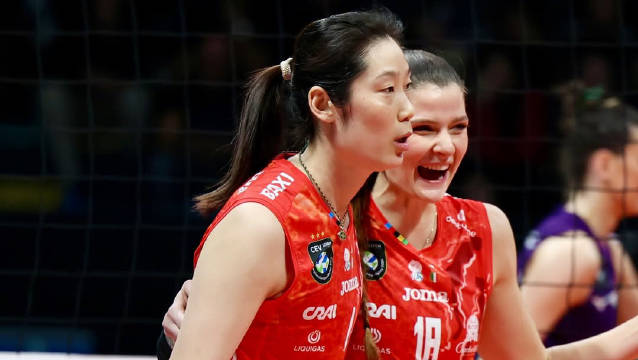 朱婷欧冠预判拦网砍16分，科内利亚诺迎开门红