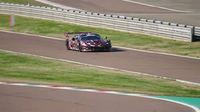 法拉利新赛道日玩具 基于296 GT3 EVO打造的赛道日版本，尾翼端板有点像499P