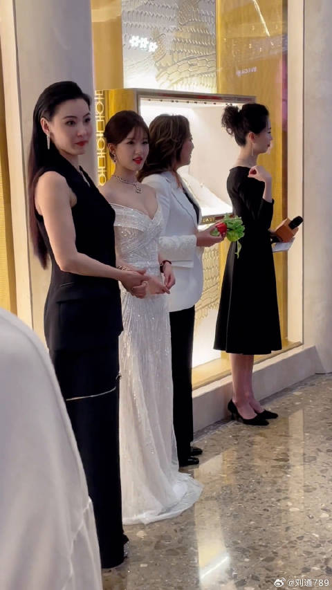 赵露思 同框出席某品牌活动，实在看不出两人相差20岁啊，你觉得谁更美呢？