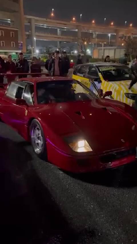 F1日本大奖赛赛前，大黑PA，汉密尔顿，法拉利F40…… ️ vldgt350r