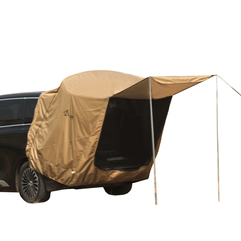 钓哈哈大型SUV后备箱车尾帐篷与迪卡侬防潮露营床垫使用体验对比