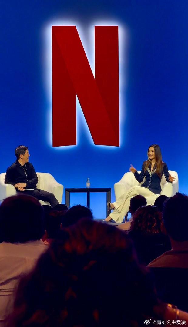 谷爱凌出席奈飞全球领导峰会，并以特邀嘉宾身份亮相