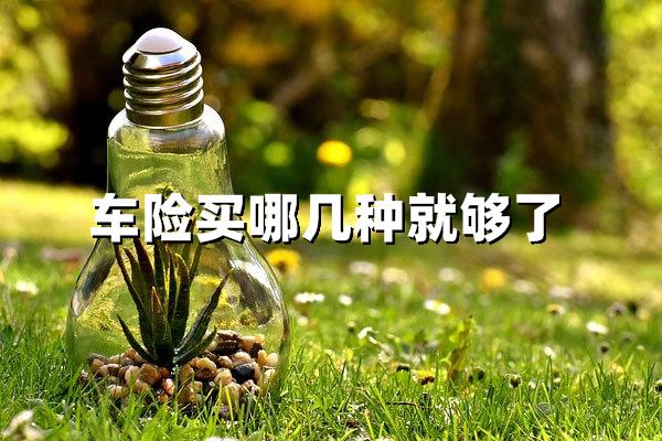 车险买哪几种险就够了?2025年必备四种险种解析