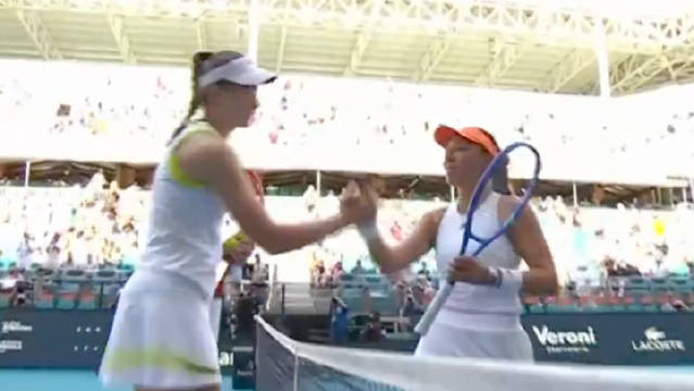 莱巴金娜创亚洲选手WTA1000四强纪录，超越李娜