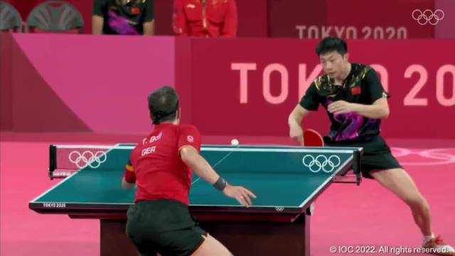 经典回顾：东京奥运会乒乓球男团决赛，马龙VS波尔！
