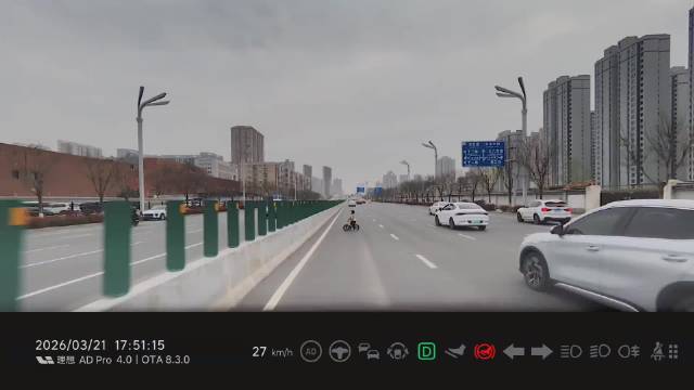 理想车主紧急停车救下快车道骑童