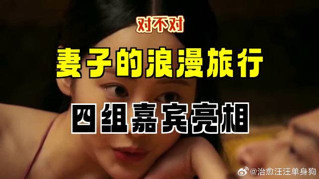 《妻子的浪漫旅行》 四组嘉宾亮相，未婚者为何加入