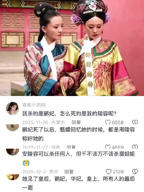 这一刻，她再也没有年少时的好友了 甄嬛传