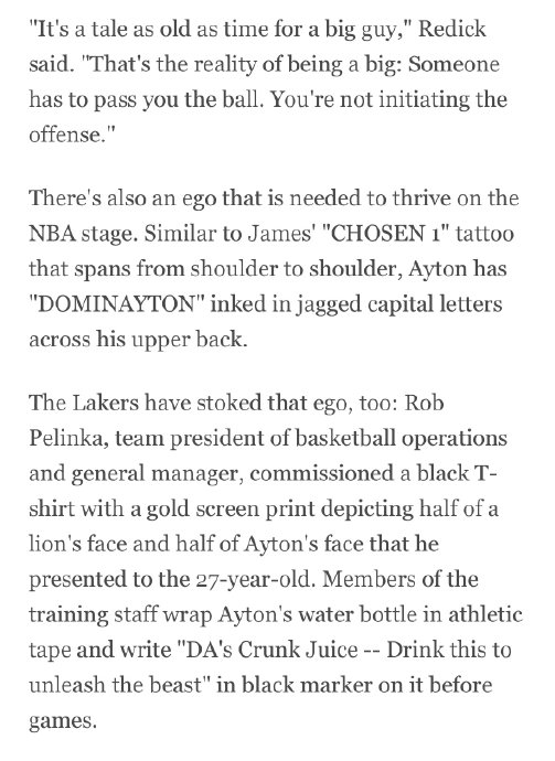 湖人队首发中锋艾顿近期表现低迷的原因有哪些？