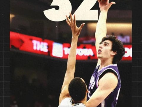 22+10+4，NBA又有新秀开始爆发崛起，他想要比肩文班约基奇