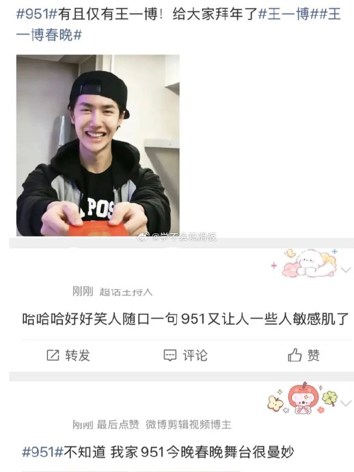 白鹿和陈哲远的“951”这个内部梗具体是什么意思？