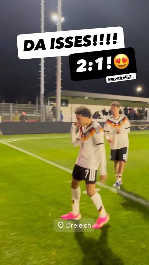 德国U19战平瑞典，卡尔布雷思首秀破门