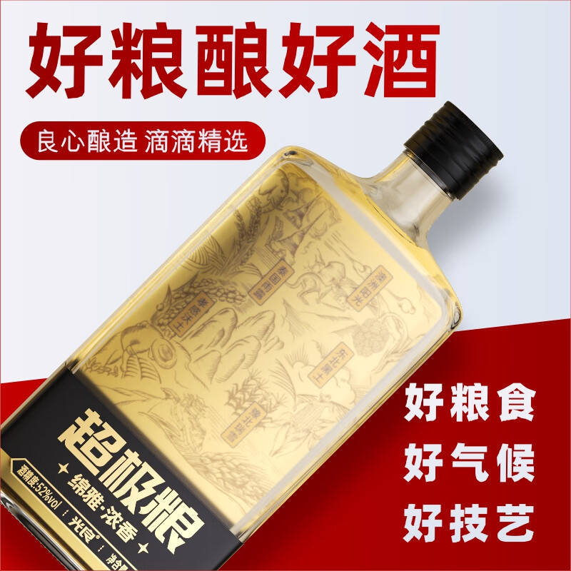 周末聚会必备!超极粮浓香型白酒，让你尽情畅饮不负好时光!_光良_朋友_气氛