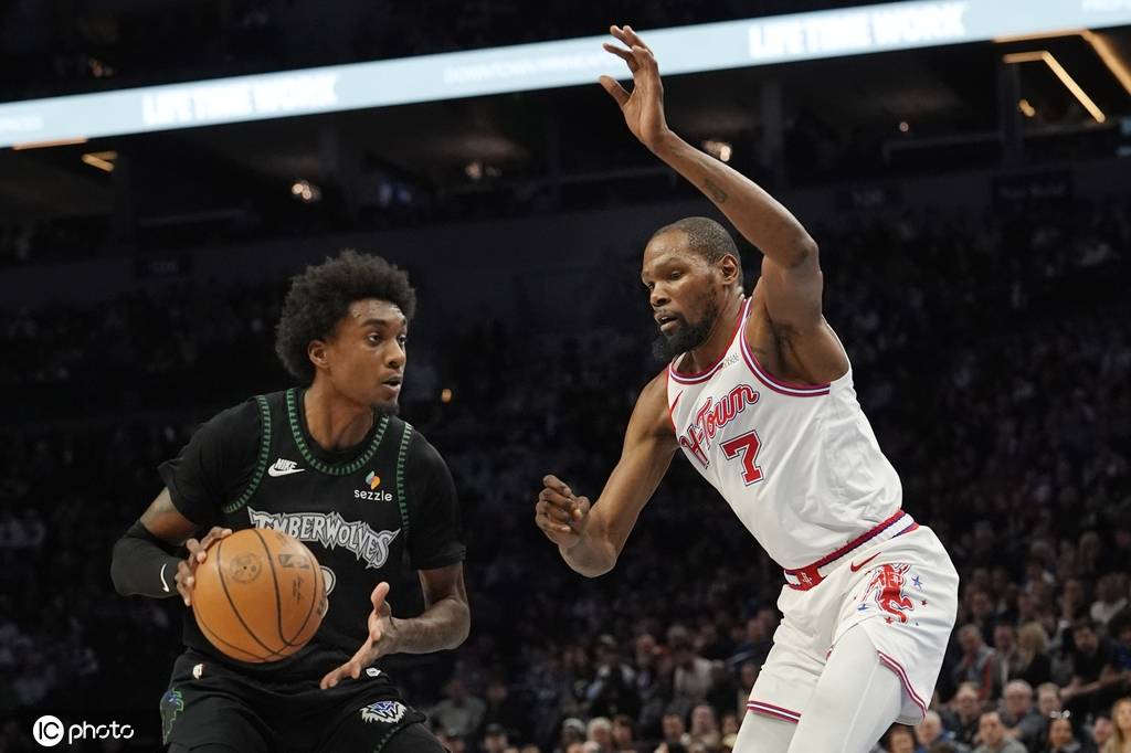 杜兰特30+8+最后2罚不中申京30分火箭加时憾负森林狼