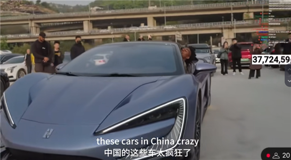 美国网红甲亢哥中国行体验仰望U9、问界M9:直呼中国的车太疯狂了 想买--快科技--科技改变未来
