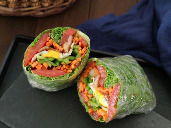 减脂餐|关晓彤款生菜夹心三明治