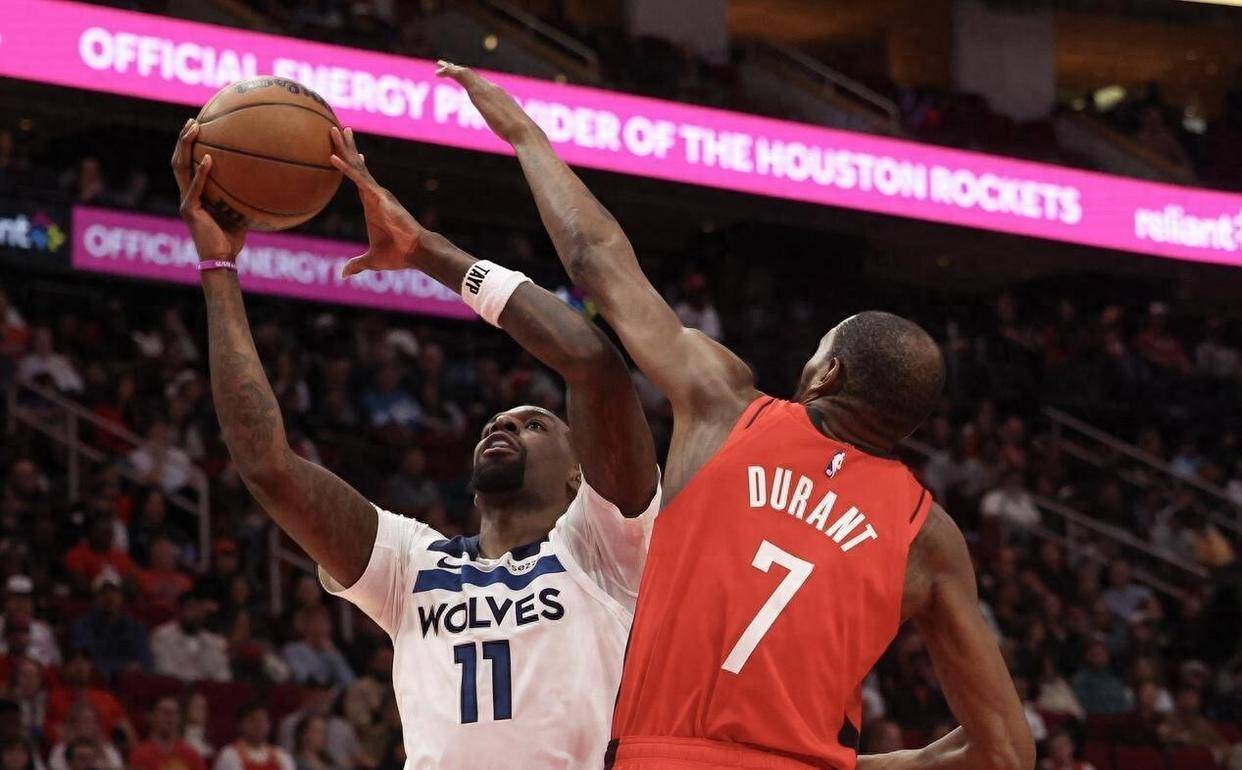 霸气依旧！杜兰特狂揽39+7助，申京大两双，兰德尔砍39分难救主，火箭力克森林狼