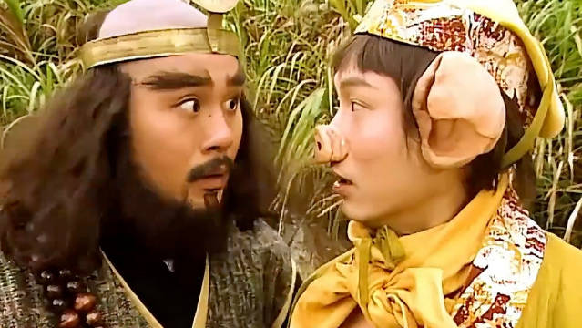 西游记2:憨憨黑熊精为了取得锦襕袈裟，跟悟空三兄弟比试佛性.