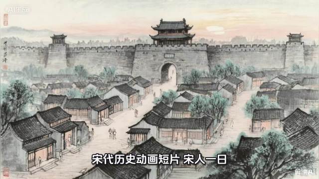 AI重现宋人市井烟火一日