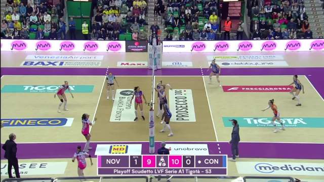 朱婷征战意甲第七季，科内利亚诺对决诺瓦拉