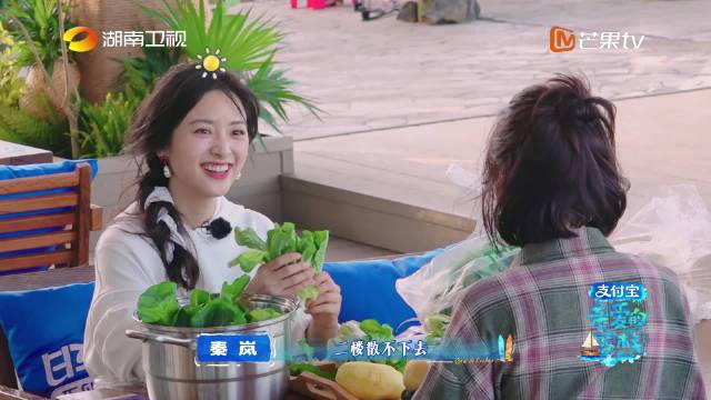 秦岚沈月择菜画面治愈，似退休生活