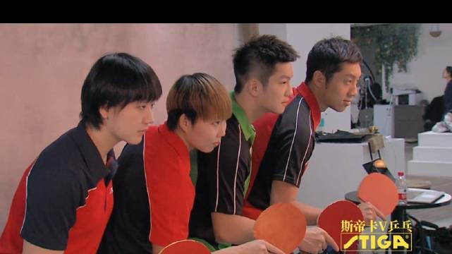 青春气息扑面而来，像一个偶像组合 樊振东 朱雨玲许昕陈梦