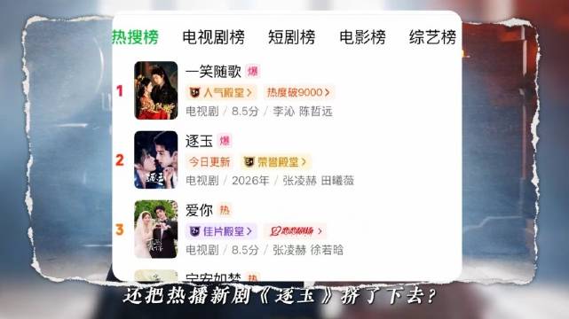 张凌赫新剧数据亮眼却难破国民度困局