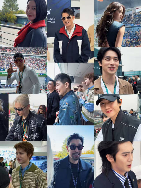 F1上海赛｜都碰见了谁？ 比赛现场 第一来看F1，谢谢LV邀请！