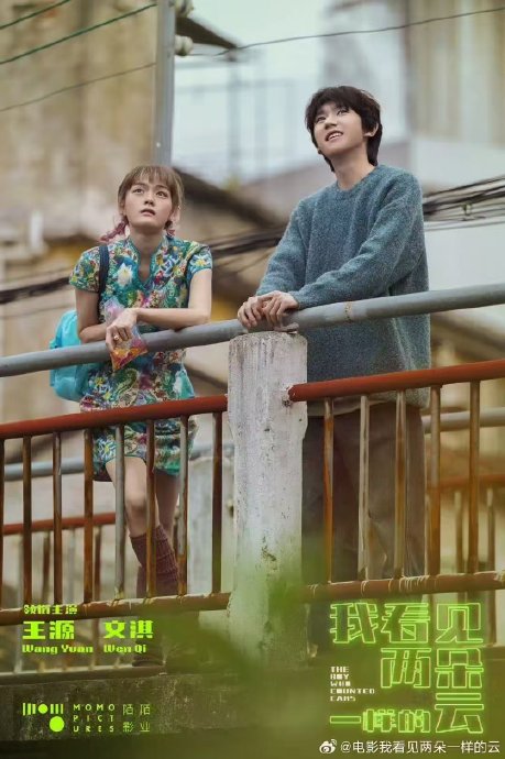 王源和文淇在电影《我看见两朵一样的云》之前有过其他合作吗？