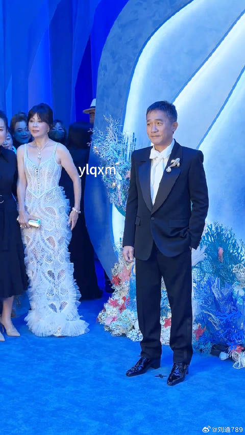 刘嘉玲 拍照 哈哈哈伟仔在老婆面前还是拘谨了