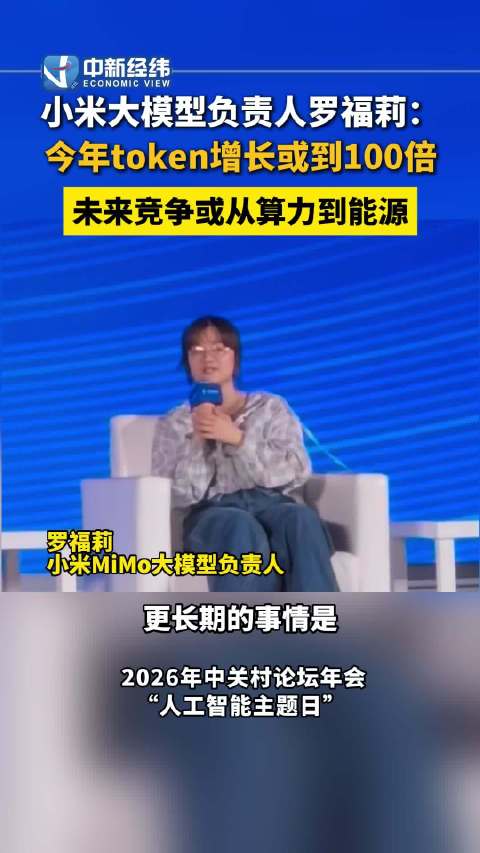 小米罗福莉谈未来竞争或从算力到能源