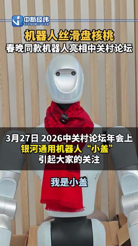 机器人丝滑盘核桃春晚同款机器人亮相中关村论坛