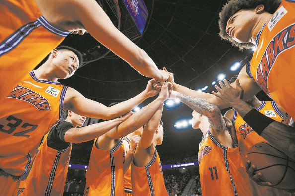 大鲨鱼的联赛前景很不错 记者 李铭珅 摄