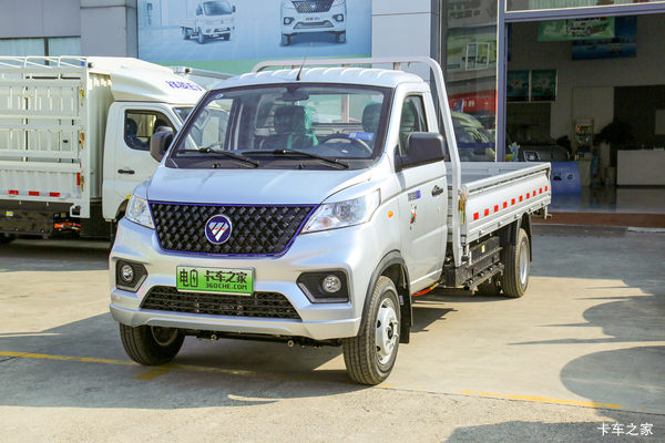 【福田　祥菱V3　3.5T　3.7米单排纯电动栏板微卡55.7kWh报价】合肥鼎润汽车销售服务有限公司_卡车之家