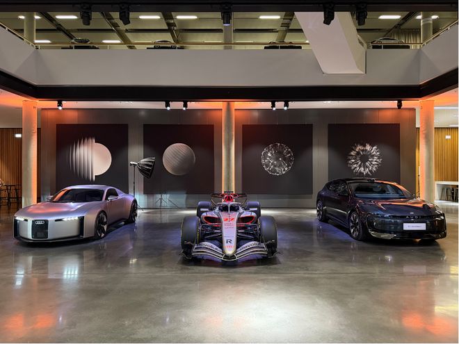 在奥迪总部站C位的AUDI，是奥迪电动的真身