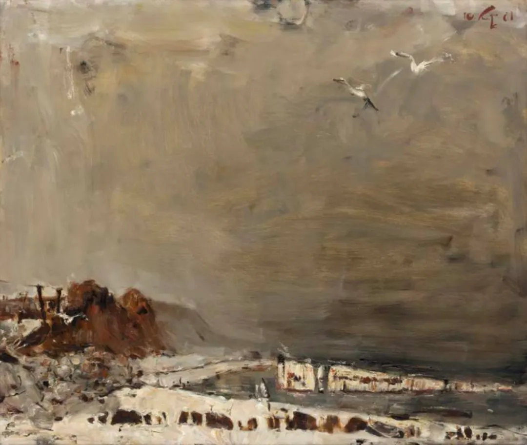 《雾》 布面油画 110cm×130cm2001