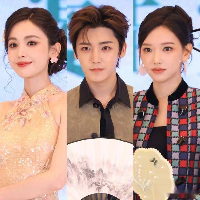 《玉茗茶骨》首映礼:侯明昊帅的扎眼,程潇好老气,娜扎美翻了!