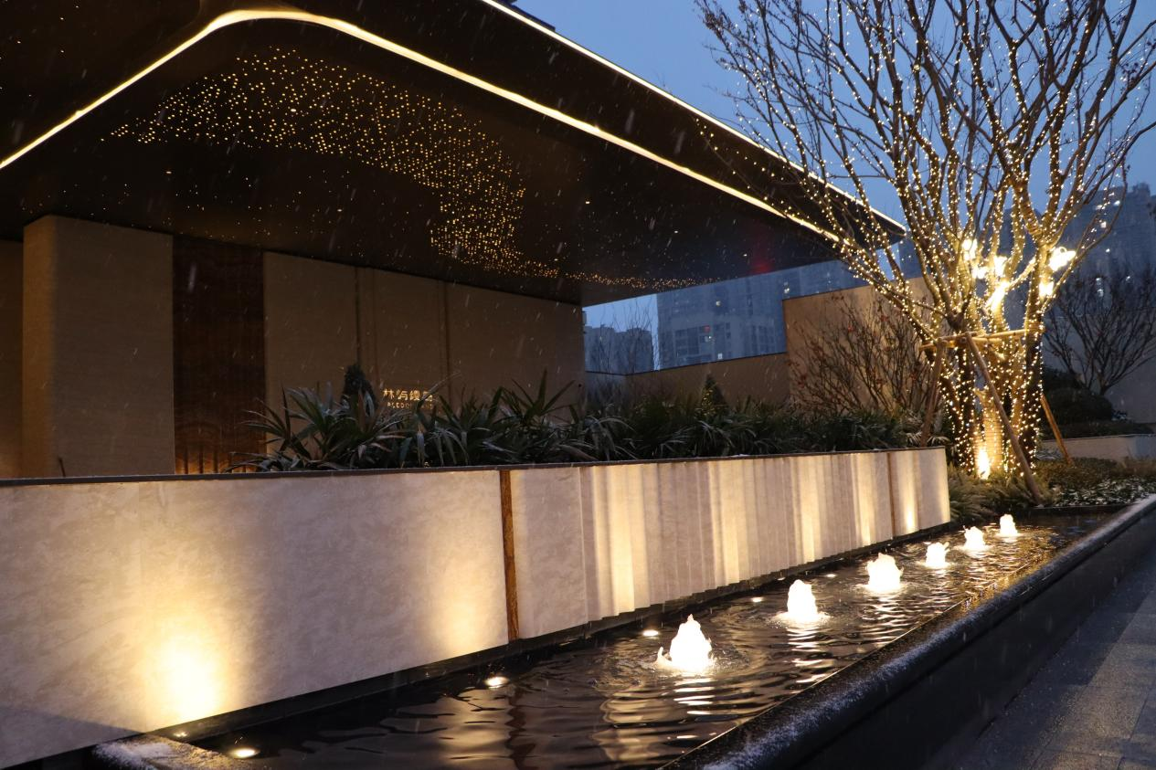 招商林屿缦岛示范区入口实拍图   图片来源：招商林屿缦岛