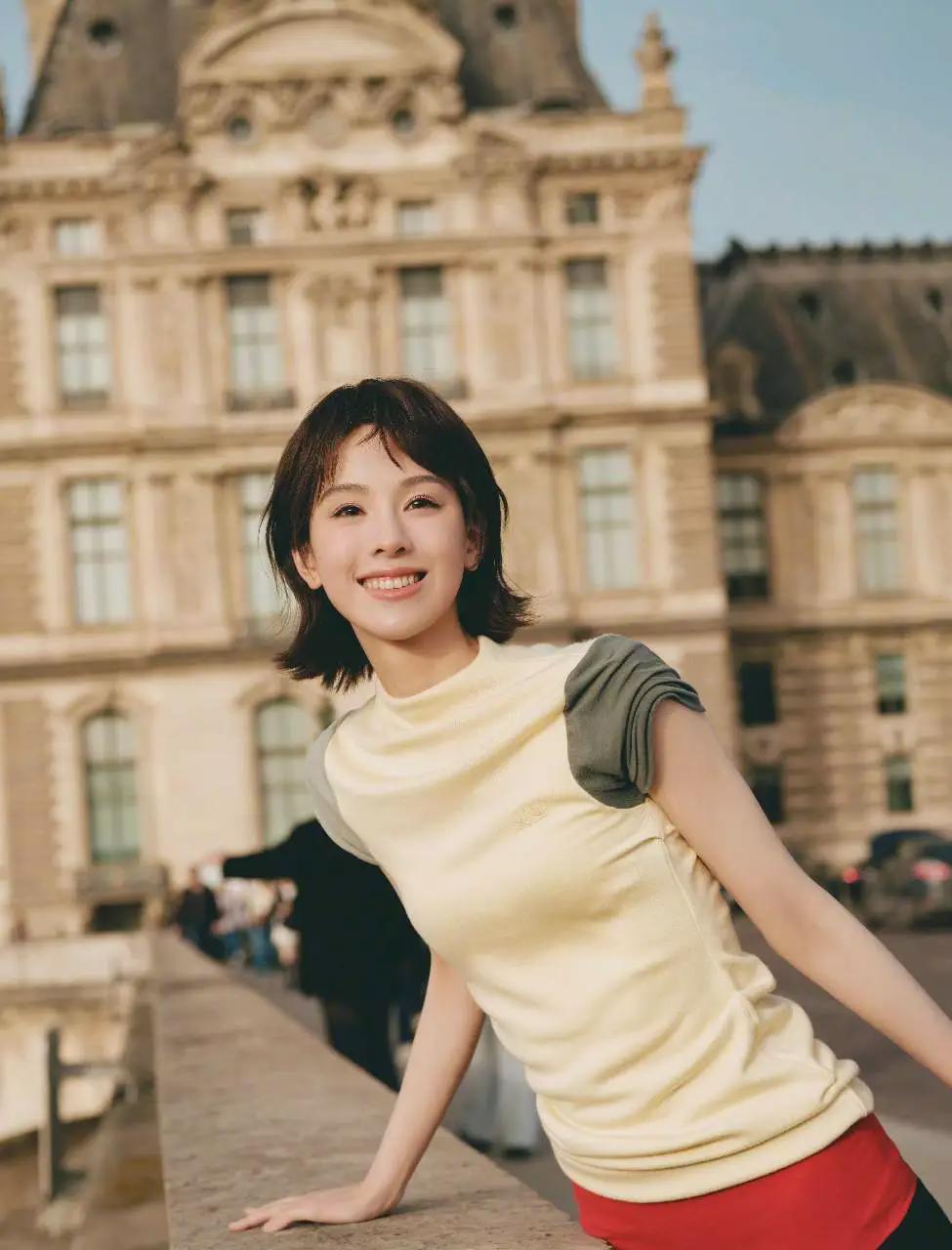 陈都灵清冷亦有锋芒，优雅自在生长|好身材|时尚|校花|知性|短发|陈都灵