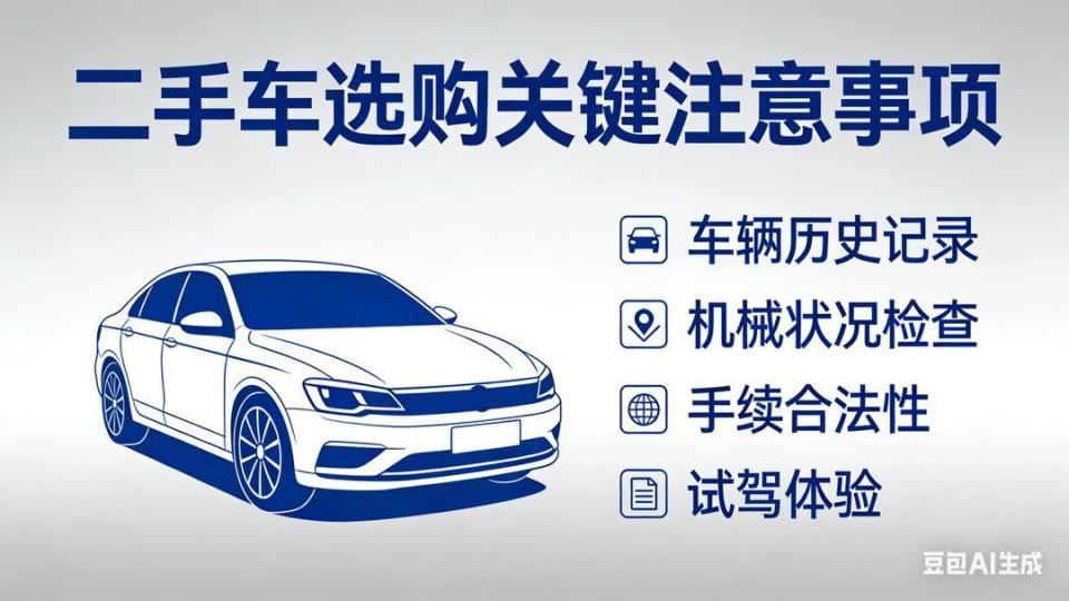 教你避坑!购买二手车“六步走”