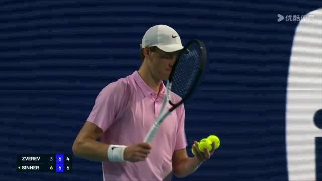 辛纳横扫兹维列夫晋级迈阿密决赛，冲击阳光双冠