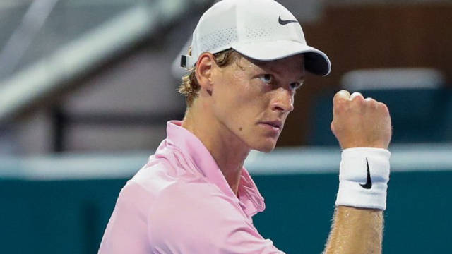 迈阿密男单半决赛辛纳胜兹维列夫,连续三站大师赛进决赛