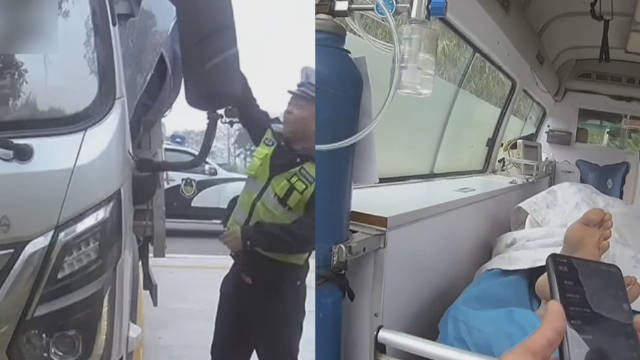 驾驶员高速服务区失联，竟是一氧化碳中毒昏迷，高速交警破窗施救