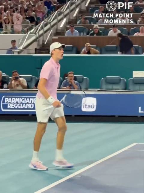 辛纳力克兹维列夫晋级迈阿密决赛，豪取16连胜冲击阳光双冠