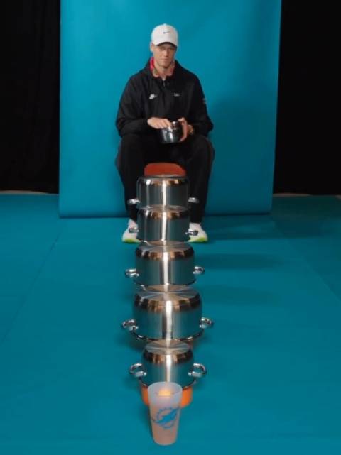 只用了三次就成功的乒乓球挑战 迈阿密1000赛